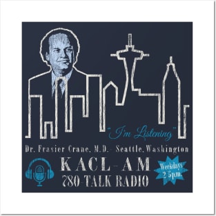 KACL Radio Show Frasier Crane Worn Out Posters and Art